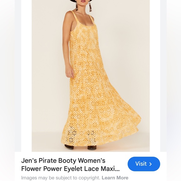 Jen’s Pirate Booty Flower Power midi cover up dress, S - Picture 8 of 8